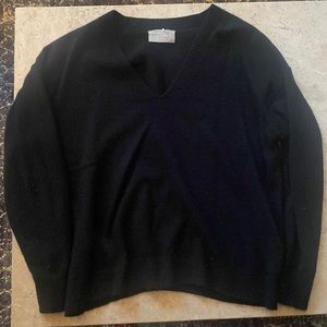 Everlane The Cashmere Oversized V-Neck Sweater